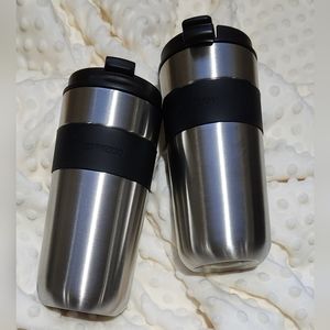 2 Nespresso Vertuo Alto 18oz Stainless Tumblers (set of 2)